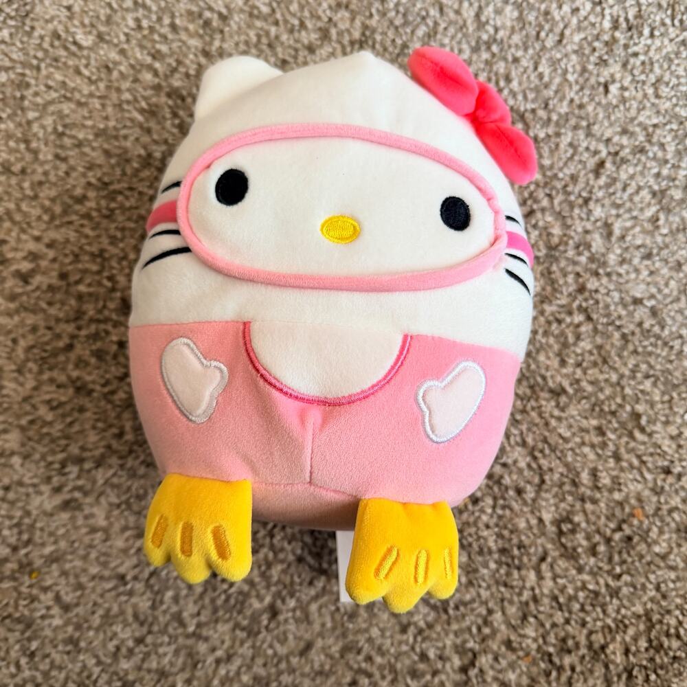 Hello Kitty Squishmallows Scuba Swim Ocean Beach Plush New No Tags
